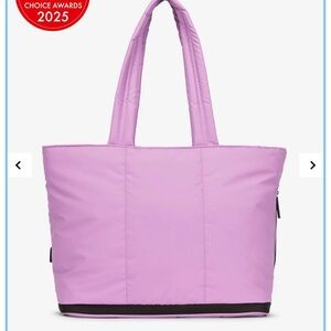 NWT CALPAK Expandable Laptop Tote Lilac